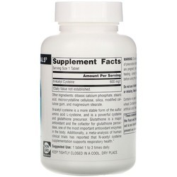 Аминокислоты Source Naturals N-Acetyl Cysteine 600 mg 30 tab