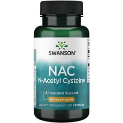 Аминокислоты Swanson N-Acetyl L-Cysteine 600 mg 60 cap