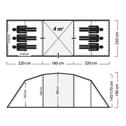 Палатки Columbus Huron 6