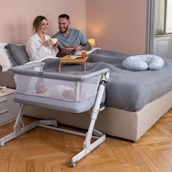 Кроватки Chicco Next2Me Pop Up (графит)