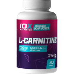 Сжигатели жира 10X Nutrition L-Carnitine 1000 mg 30 tab
