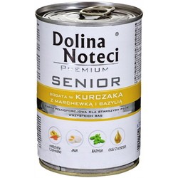 Корм для собак Dolina Noteci Premium Senior Rich in Chicken with Carrots/Basil 400 g