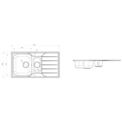 Кухонные мойки Rangemaster Michigan MG9502