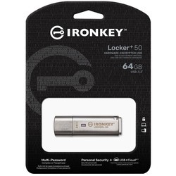 USB-флешки Kingston IronKey Locker+ 50 64Gb