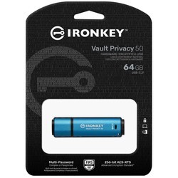 USB-флешки Kingston IronKey Vault Privacy 50 64Gb