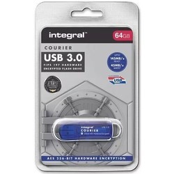 USB-флешки Integral Courier FIPS 197 Encrypted USB 3.0 64Gb