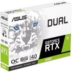 Видеокарты Asus GeForce RTX 3060 Dual White OC 8GB