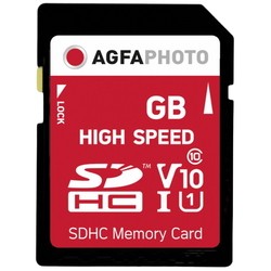 Карты памяти Agfa SDHC High Speed UHS-I U1 V10 8Gb