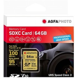 Карты памяти Agfa Professional High Speed SDXC UHS I 64Gb
