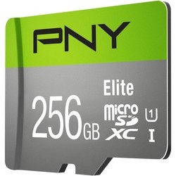 Карты памяти PNY Elite microSDXC Class 10 U1 256Gb