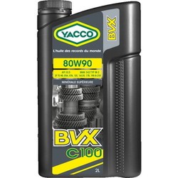 Трансмиссионные масла Yacco BVX C 100 80W-90 2L