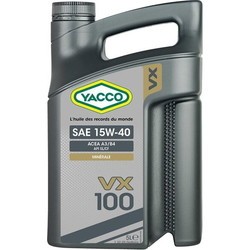 Моторные масла Yacco VX 100 15W-40 5L