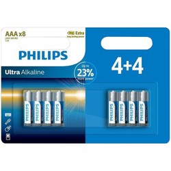 Аккумуляторы и батарейки Philips Ultra Alkaline 8xAAA