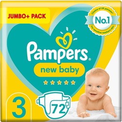 Подгузники (памперсы) Pampers New Baby 3 / 72 pcs
