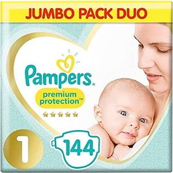 Подгузники (памперсы) Pampers Premium Protection 1 / 144 pcs