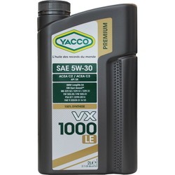 Моторные масла Yacco VX 1000 LE 5W-30 2L