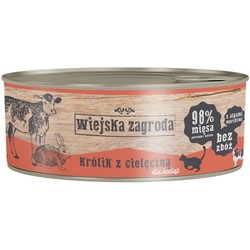 Корм для кошек Wiejska Zagroda Kitten Canned Rabbit with Veal 85 g