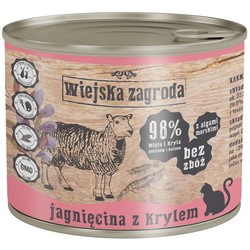 Корм для кошек Wiejska Zagroda Adult Canned Lamb with Krill 200 g