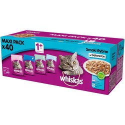 Корм для кошек Whiskas 1+ Fish Selection in Jelly 40 pcs