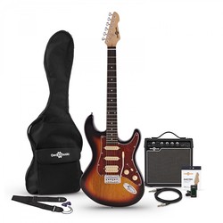 Электро и бас гитары Gear4music LA Select Electric Guitar HSS Amp Pack