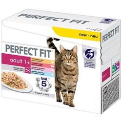 Корм для кошек Perfect Fit Adult 1+ Mix Pouch 96 pcs