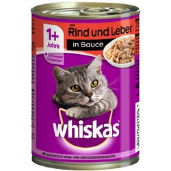 Корм для кошек Whiskas 1+ Can with Beef and Liver in Gravy 24 pcs
