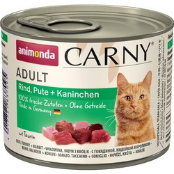 Корм для кошек Animonda Adult Carny Turkey/Rabbit 0.2 kg 12 pcs