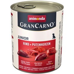 Корм для собак Animonda GranCarno Original Junior Beef/Turkey Hearts 0.4 kg 24 pcs