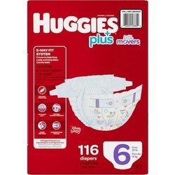 Подгузники (памперсы) Huggies Little Movers Plus 6 / 116 pcs