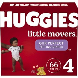Подгузники (памперсы) Huggies Little Movers 4 / 66 pcs