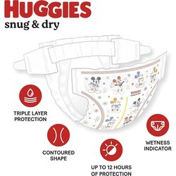 Подгузники (памперсы) Huggies Snug and Dry 2 / 100 pcs
