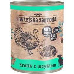 Корм для собак Wiejska Zagroda Adult Canned Rabbit 0.4 kg 4 pcs