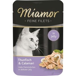 Корм для кошек Miamor Fine Fillets in Jelly Tuna/Calamari 6 pcs