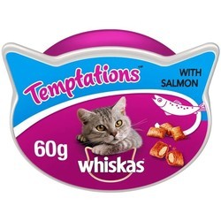 Корм для кошек Whiskas Temptations Cat Treats with Salmon 8 pcs