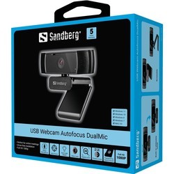 WEB-камеры Sandberg USB Webcam Autofocus DualMic