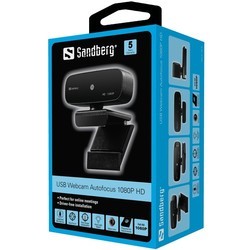 WEB-камеры Sandberg USB Webcam Autofocus 1080P HD