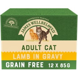 Корм для кошек James Wellbeloved Adult Cat Lamb in Gravy 12 pcs