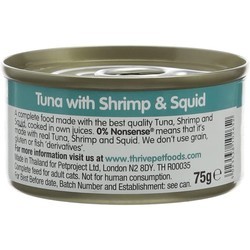 Корм для кошек THRIVE Complete Tuna with Shrimp/Squid 6 pcs