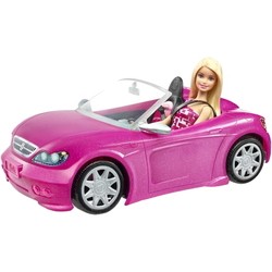 Куклы Barbie Doll and Her Glam Convertible Car DJR55