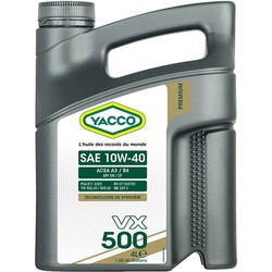 Моторные масла Yacco VX 500 10W-40 4L