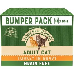 Корм для кошек James Wellbeloved Adult Cat Turkey in Gravy 48 pcs