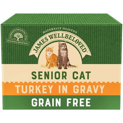 Корм для кошек James Wellbeloved Senior Cat Turkey in Gravy 12 pcs