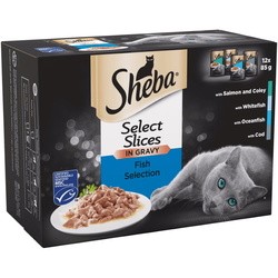 Корм для кошек Sheba Select Slices Fish Collection in Gravy 12 pcs