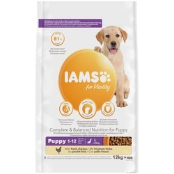 Корм для собак IAMS Vitality Puppy Large Breed Fresh Chicken 12 kg