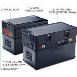 Зарядные станции Allpowers S700 + AP-SP-034