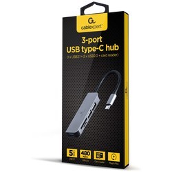 Картридеры и USB-хабы Cablexpert UHB-CM-CRU3P1U2P2-01