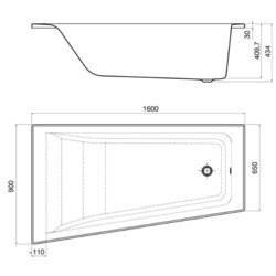 Ванны Roca Easy 160x90 A248410000