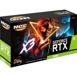 Видеокарты INNO3D GeForce RTX 3080 12GB X3 OC LHR