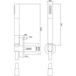 Душевые системы Cersanit Inverto S951-398