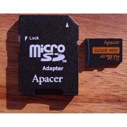 Карты памяти Apacer microSDXC UHS-I U3 V30 A2 256Gb